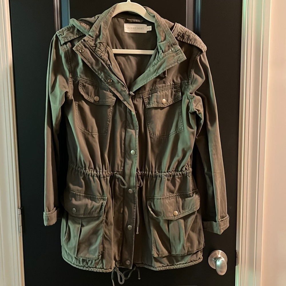 Azure Skies Utility Field Jacket small